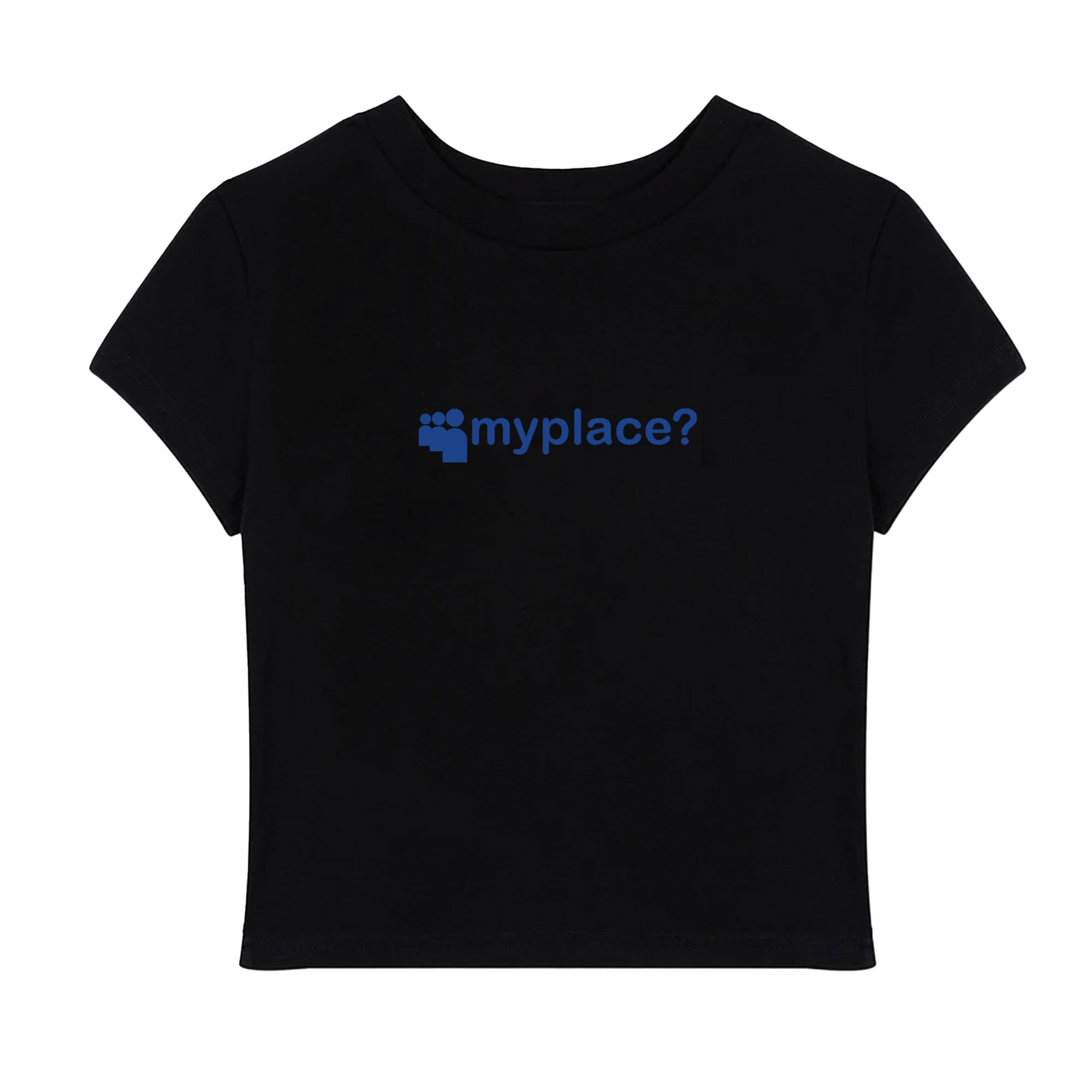 MYPLACE? BABY TEE - BLACK