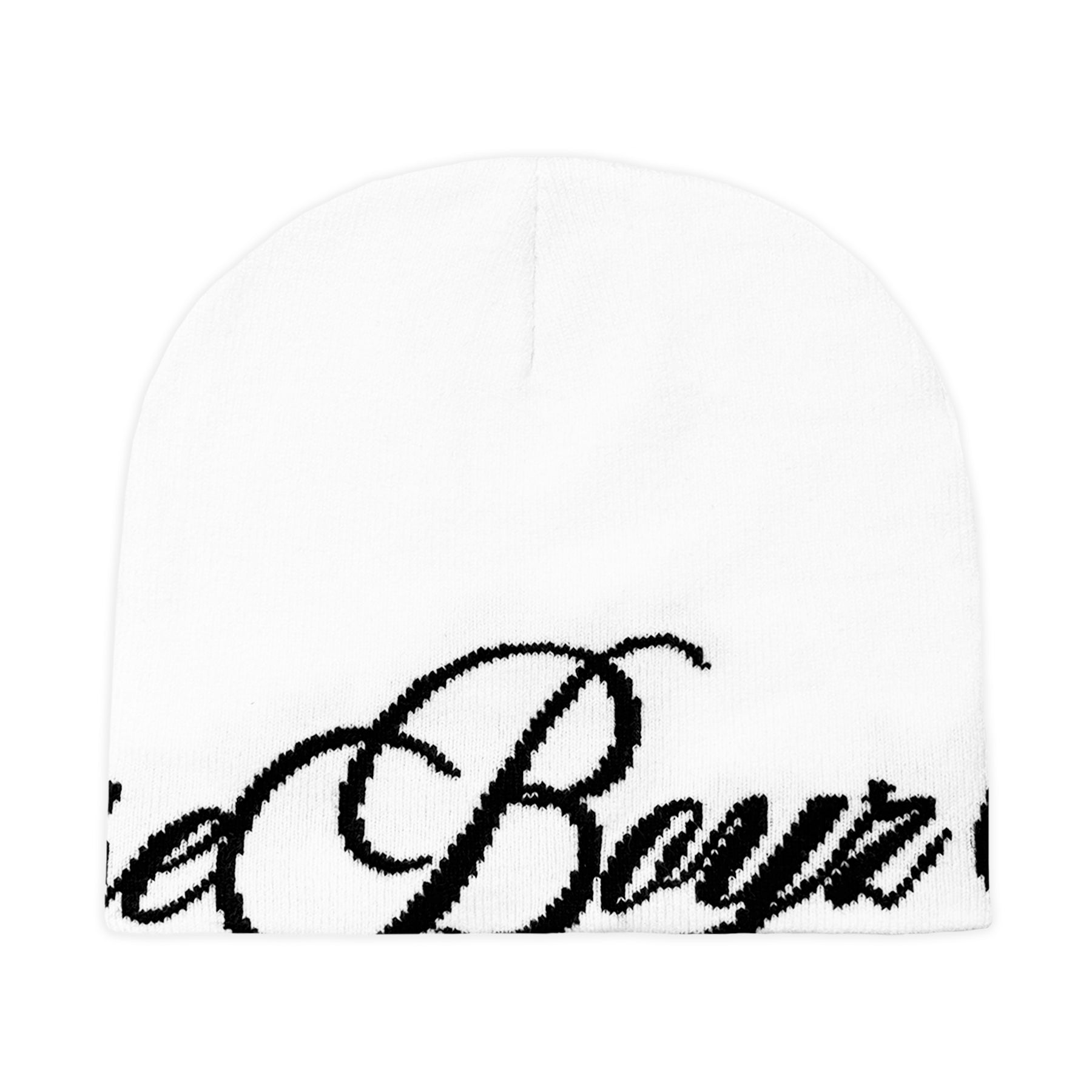 Script Beanie - White